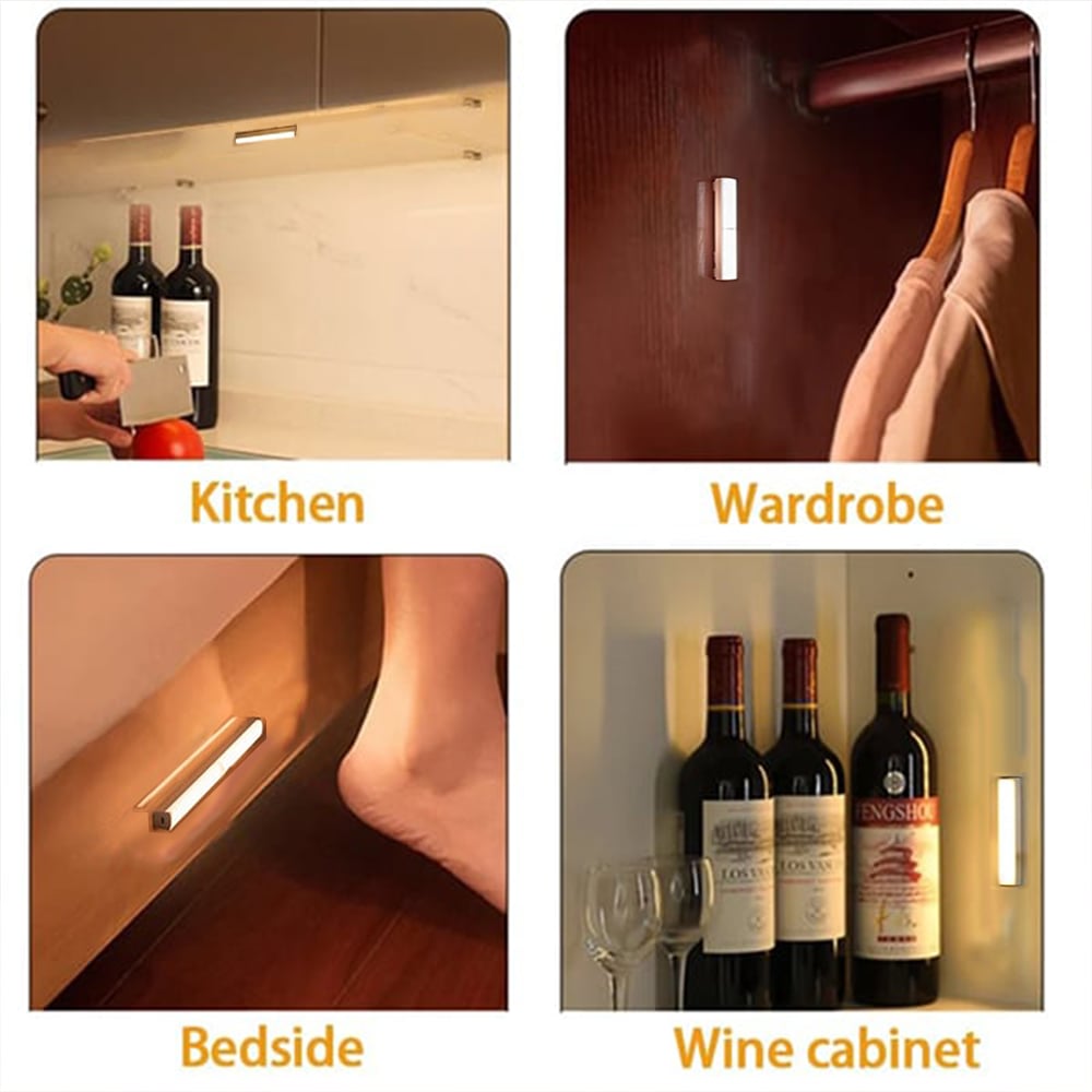 ๐ฅ Punch-free Smart Sensor Magnetic Rechargeable LED Lights