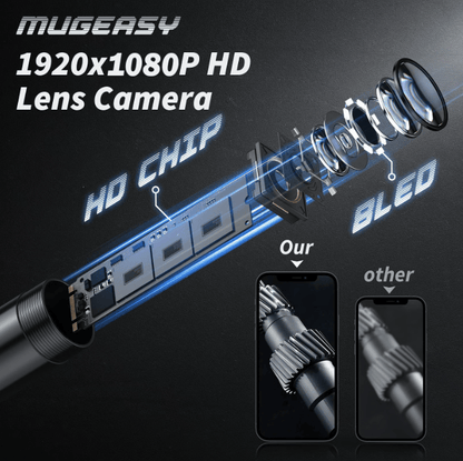 🔎 Plug-and-Play Endoscope Camera – Compatible with Android & iPhone & ipad for Direct Connection
