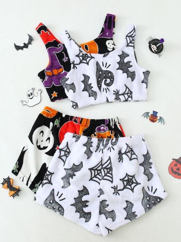 💥Halloween Pre 🎃Halloween  vest pajamas set👻