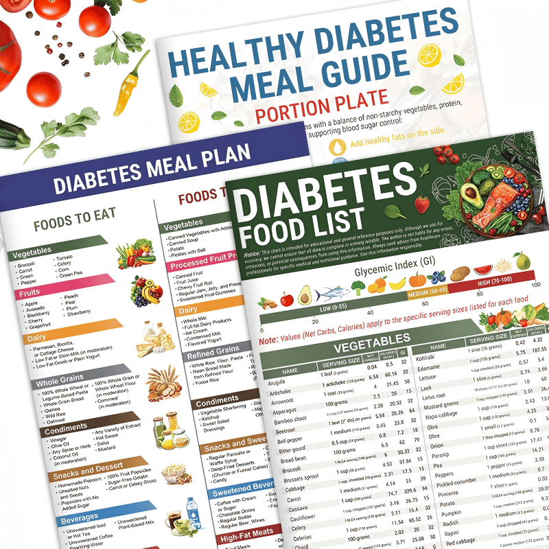 🎁Diabetes Food List & Meal Planner