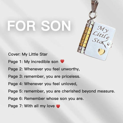 🏆Flash Sale⚡ 50K+ SOLD! ❤️‍🔥✨My Little Star Book Necklace for Daughter / Son