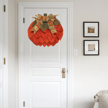 🔥 🍁Handmade Fall Pumpkin Wreath🎃