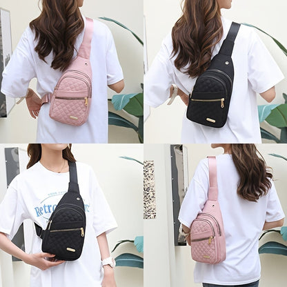 🏆️Anti-Theft Embroidery Solid Color Crossbody Bag for Daily Travel