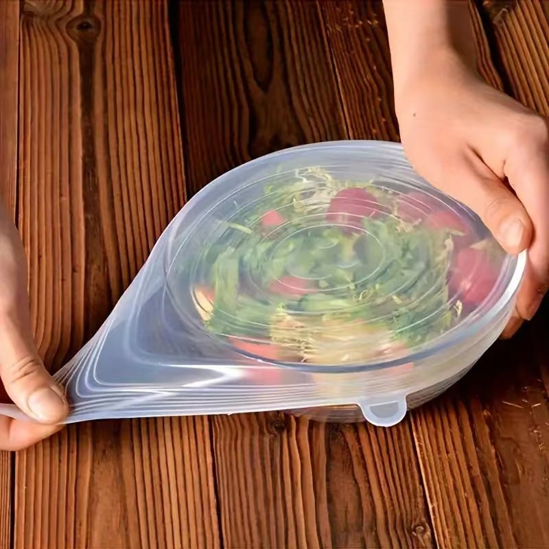 Silicone Cover Stretch Lids Reusable Airtight Food Wrap Covers