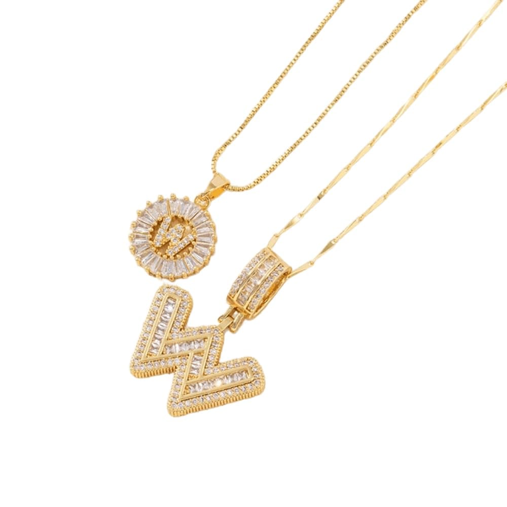 [LAST DAY ]Initial Letter Pendant Necklaces -2 Pack