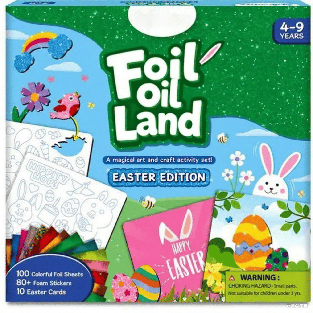 🏆Flash Sale⚡ 50K+ SOLD! Almost Gone-💥Foil land& Craft Activity 🤲💓No Mess Art Kit