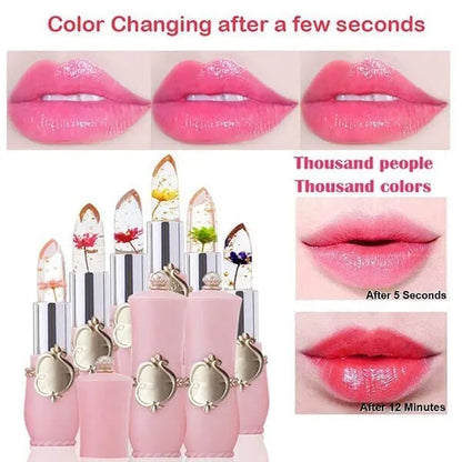Crystal Jelly Flower Color Changing  Lipstick-✨BEST GIFT🎁