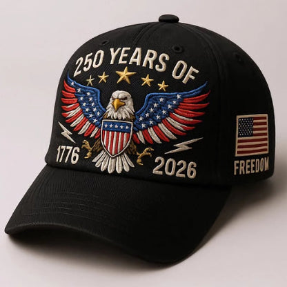 Eagle & Liberty – United States 250th Anniversary Hat🎁