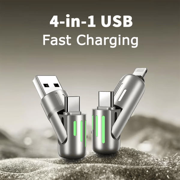 ✨4-in-1 USB Charging Cable fast charging MAX 60W