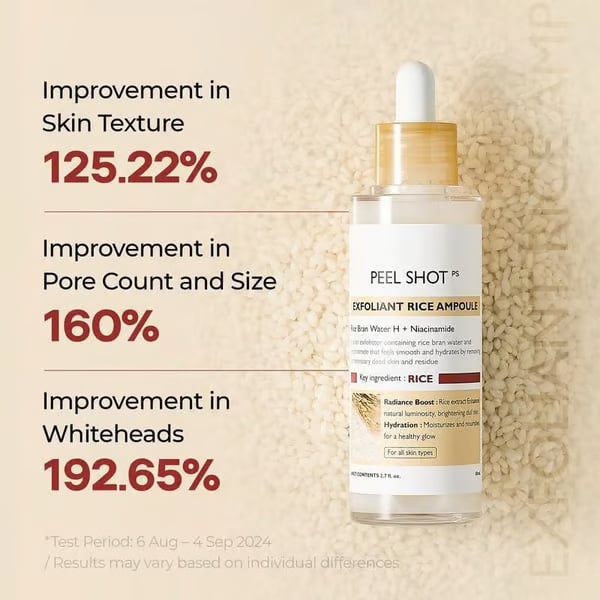 🏆Flash Sale⚡ 50K+ SOLD! Almost Gone-💥🔥Peel Shot Glow Rice Ampoule Duo