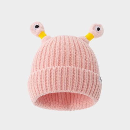 🔥Winter Parent-Child Cute Glowing Little Monster Knit Hat