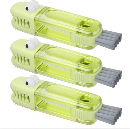 ✨3-in-1 Crocodile Brush 🐊  Deep Cleaning for Narrow Cup Lids & Tableware Gaps 🧼