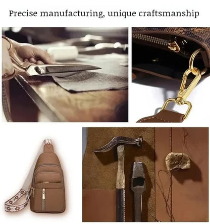 🏆️Anti-Theft Embroidery Solid Color Crossbody Bag for Daily Travel