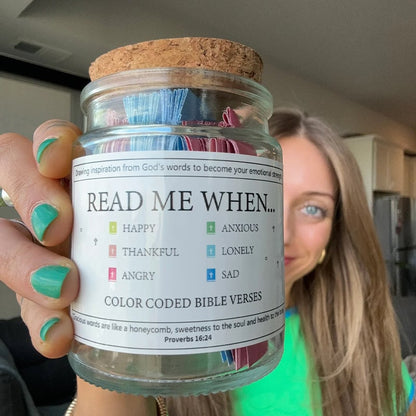 🔥Limited Time Discount🎁 - ✝️Handmade Wooden Bible Verses Box - Daily Bible Verses (🎁 A Reminder of God's Words💖)