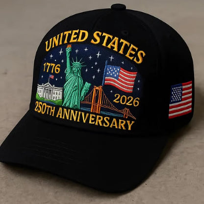 Eagle & Liberty – United States 250th Anniversary Hat🎁