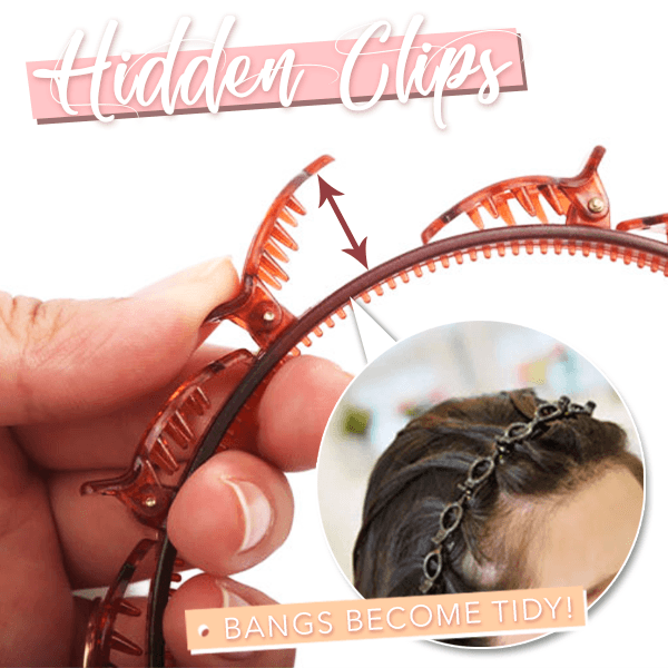 🏆Flash Sale⚡ 50K+ SOLD! Almost Gone-💥🎉Double bangs hairstyle hairpin,Best Gifts