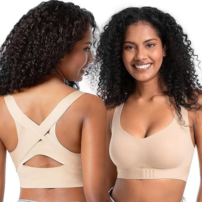 ✨ Seamless breathable shaping corrective support bra