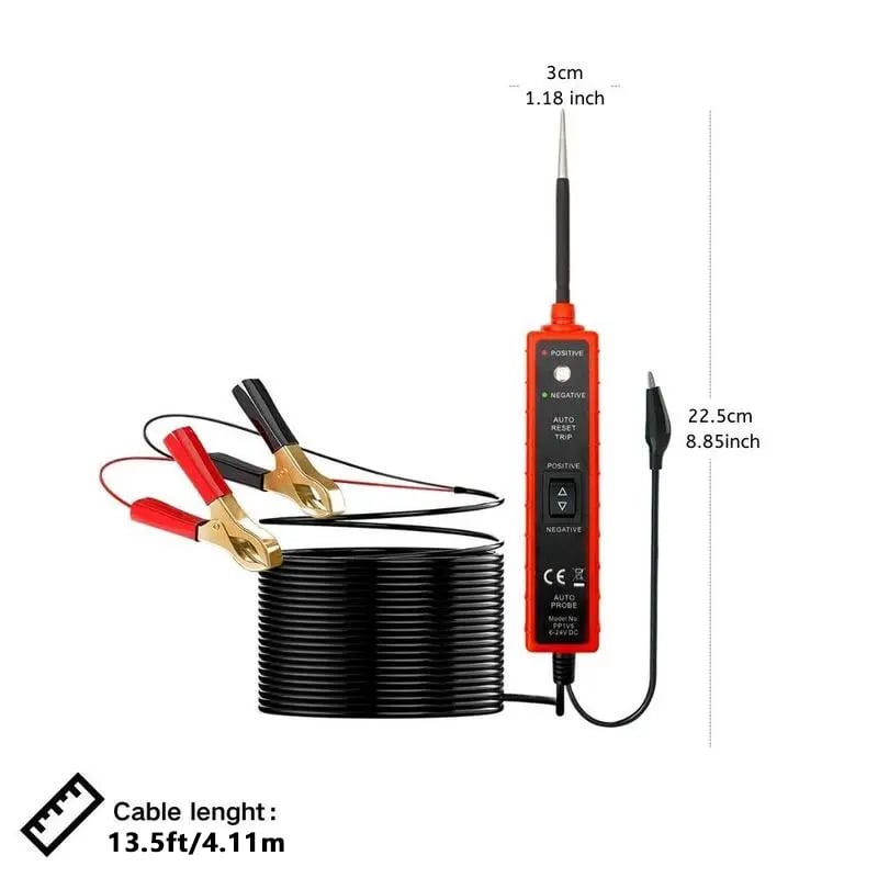 🎁Car Electric Circuit Tester,  6-24V DC Automotive Multifunctional Drive Test Pen, Car Short Circuit/Open Circuit/Leakage Detection Tool
