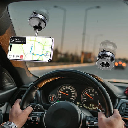 🏆Flash Sale⚡ 50K+ SOLD! Almost Gone-💥Retractable Car Phone Mount - 360° Magnetic Holder
