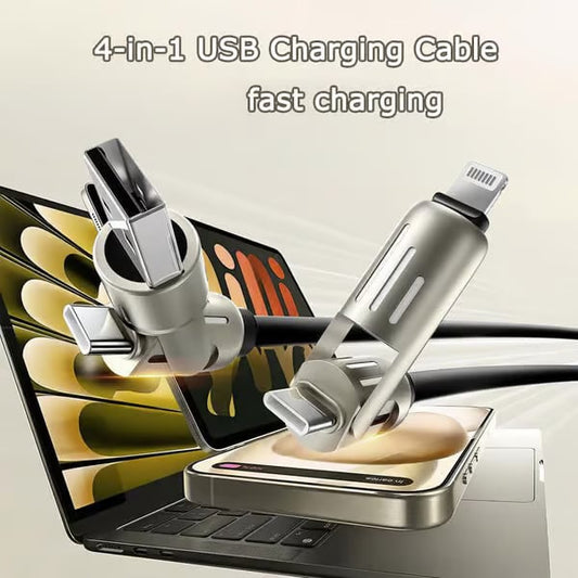 ✨4-in-1 USB Charging Cable fast charging MAX 60W