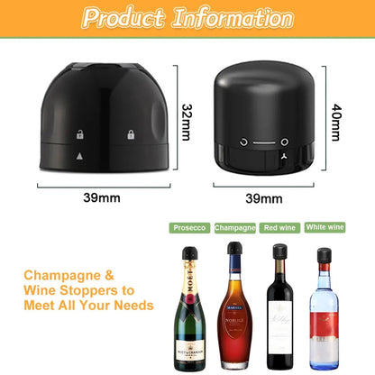 🔥🍾Vacuum Red Wine Bottle Cap Stopper