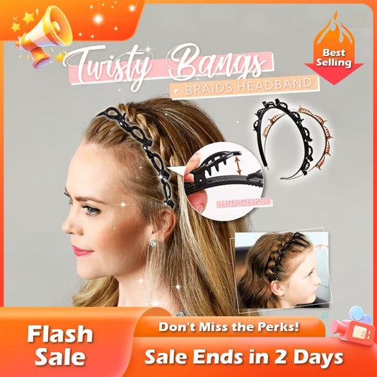 🏆Flash Sale⚡ 50K+ SOLD! Almost Gone-💥🎉Double bangs hairstyle hairpin,Best Gifts
