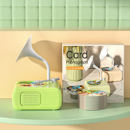 🏆Flash Sale⚡ 50K+ SOLD! Almost Gone🎶Kids Phonograph with 99 Cards👶Early Education Phonograph Story Machine