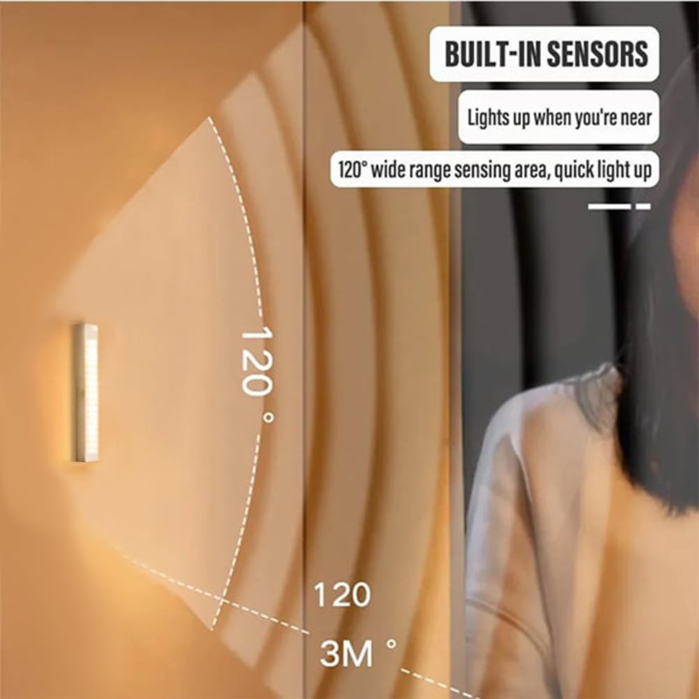Punch-free Smart Sensor Magnetic Rechargeable LED Lights