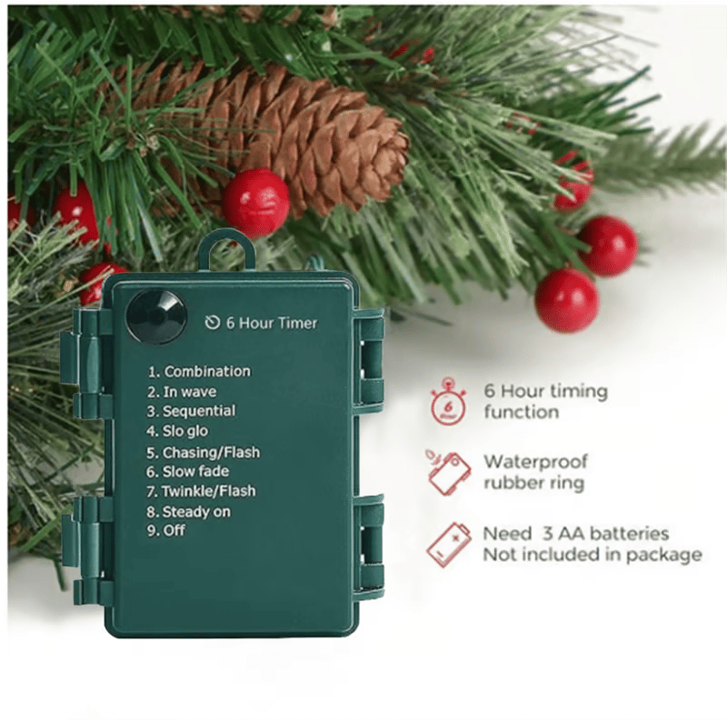 🎄🔥Pre-lit Artificial Christmas Tree Urn Filler💐