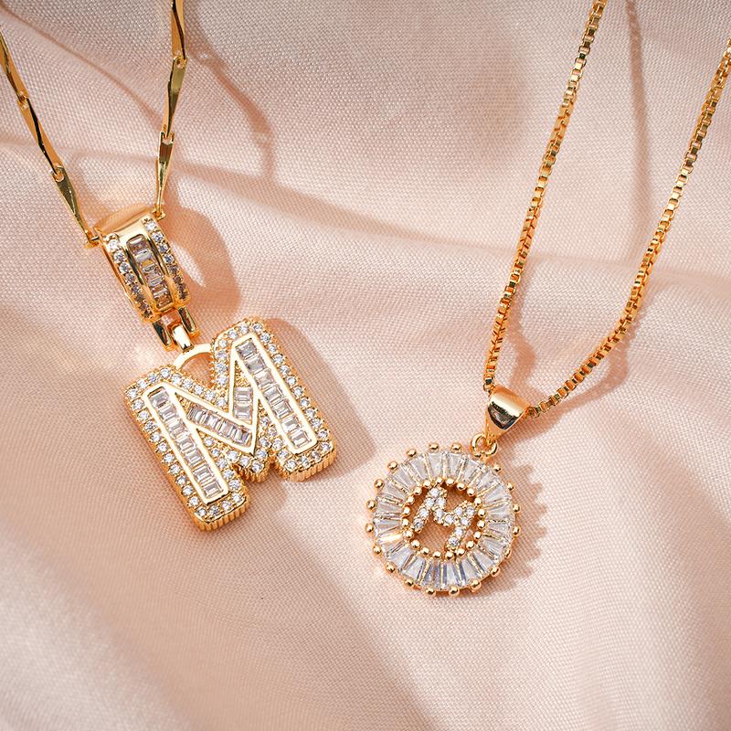 [LAST DAY ]Initial Letter Pendant Necklaces -2 Pack