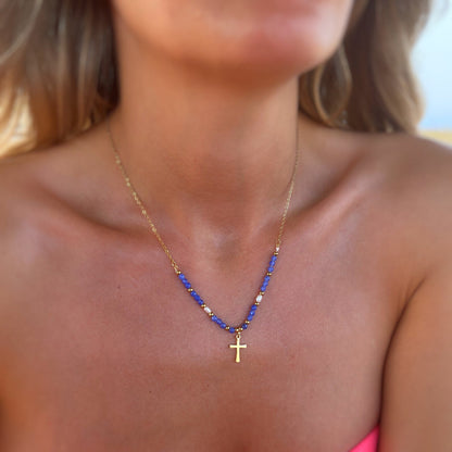 🔥Beaded Cross Necklace — The Best Gift🎁