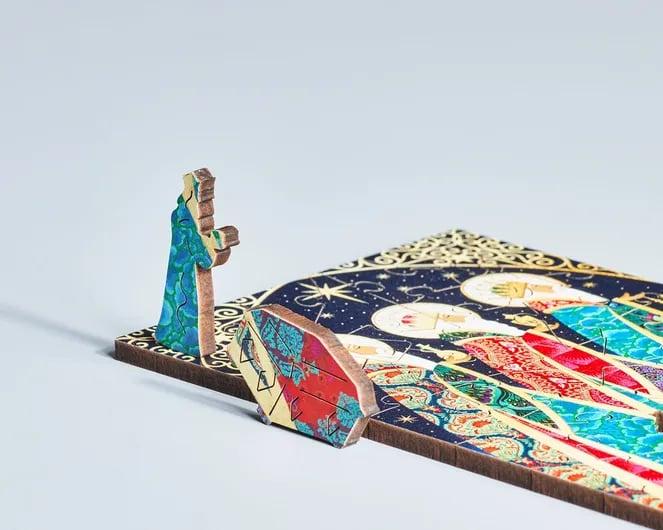 🏆Flash Sale⚡ 50K+ SOLD! Almost Gone-💥🧩24 Days Of Christmas Puzzles Advent Calendar,Best Gifts