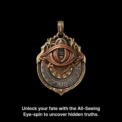 👁️‍🗨️Handmade Tarot Vision Pendant: Connect to Cosmic Wisdom Anytime(Cheat Sheet Included)