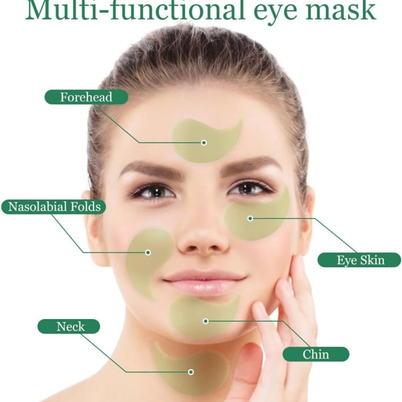 🥑Summer Hot Sale 🔥 Avocado Moisturizing Collagen Eye bagMask,60pcs/set