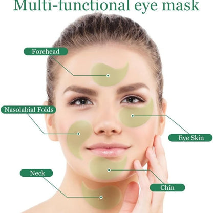 🥑Summer Hot Sale 🔥 Avocado Moisturizing Collagen Eye bagMask,60pcs/set