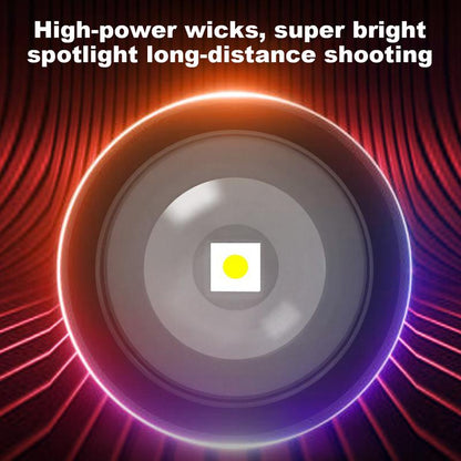 🔦 Summer Essential! 🔥 2-in-1 Power Bank Flashlight – Super Bright, Zoomable & USB Rechargeable for Camping & Emergencies