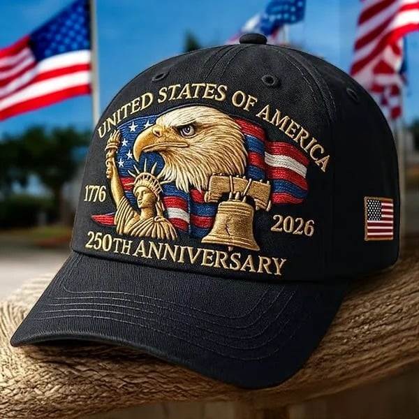 🗽Eagle & Liberty – United States 250th Anniversary Hat🦅(Breathable & Lightweight Comfort & Unisex Fit)