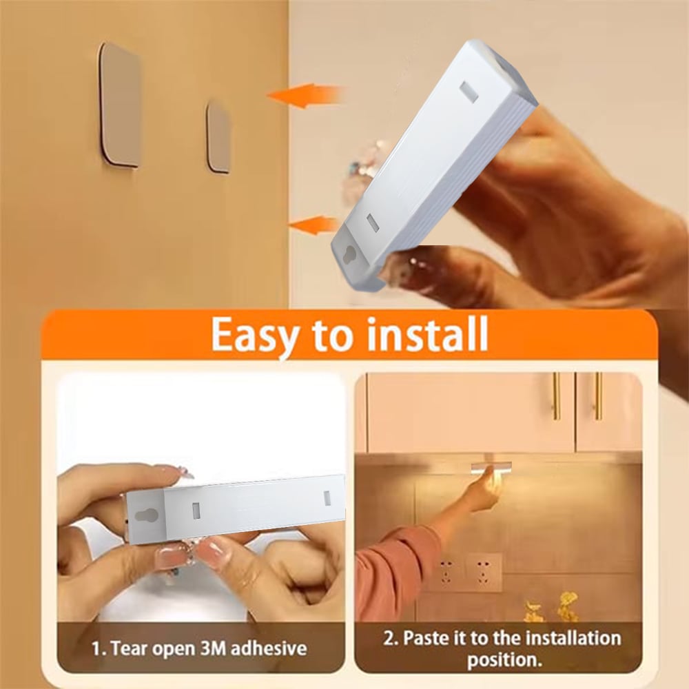 Punch-free Smart Sensor Magnetic Rechargeable LED Lights